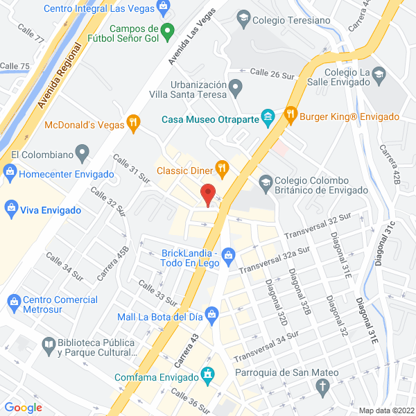 Mapa de Novo Clínica Odontológica