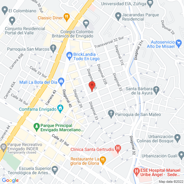 Mapa de Novo Producciones Ltda.