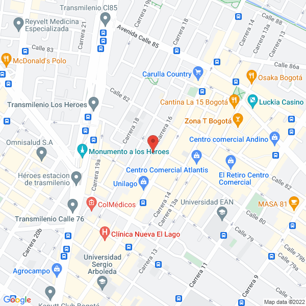 Mapa de Nueva Era Soluciones S.A.S.