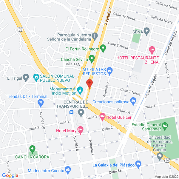 Map of Pacho Guayas