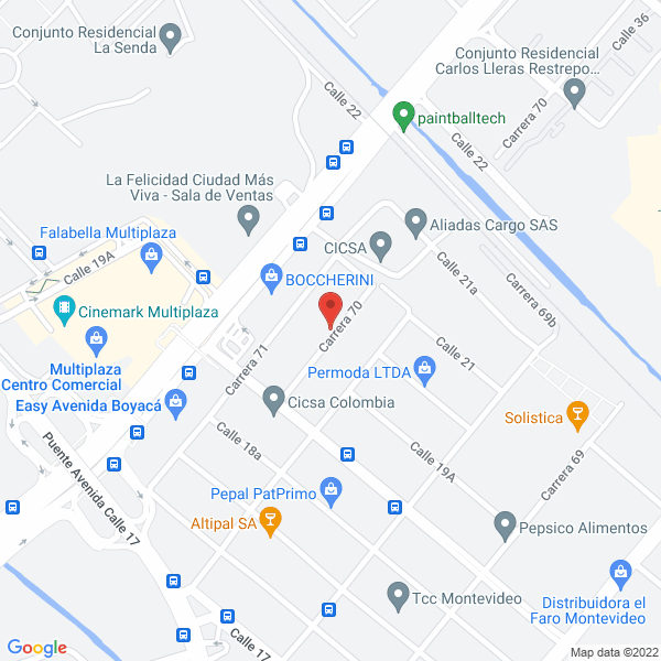 Mapa de Palkeepers S.A.S.