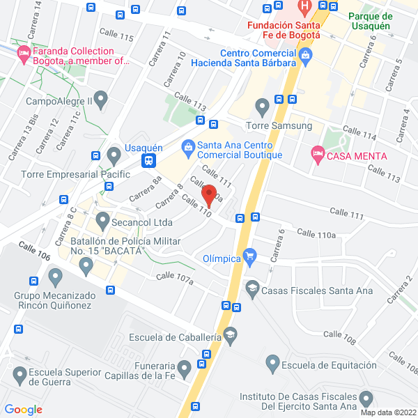 Mapa de Palmtree Consulting S.A.S.
