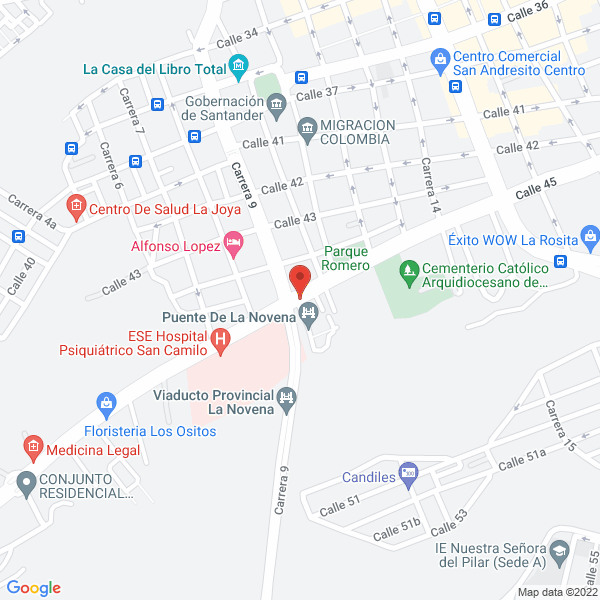 Map of Pan Pastelillos