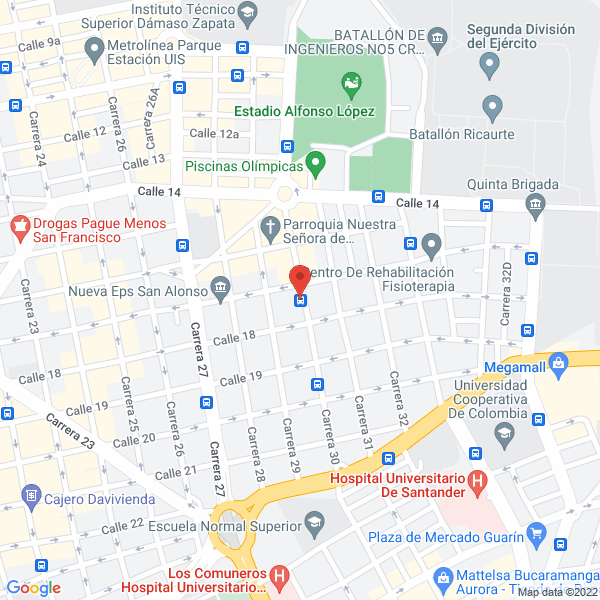 Map of Panadería Aratoca
