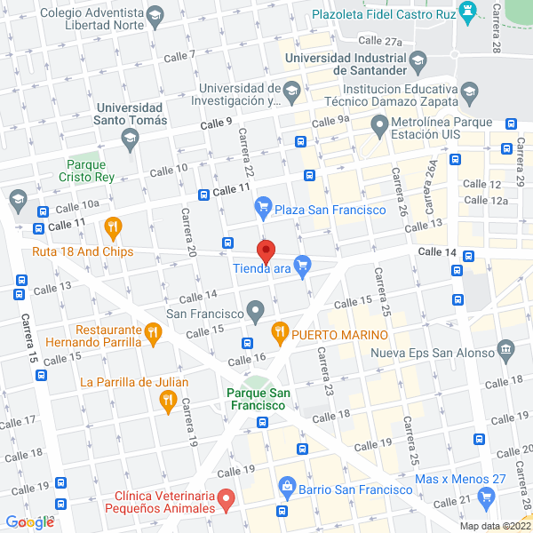 Map of Panadería Frescopan