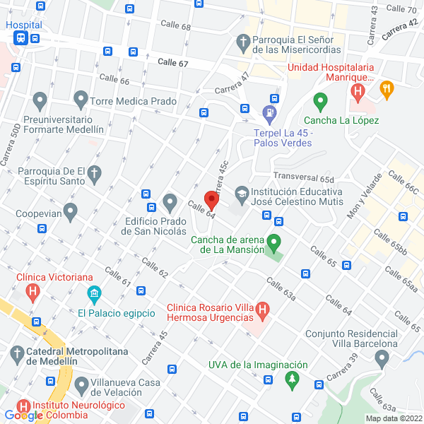 Mapa de Panadería Frulipan