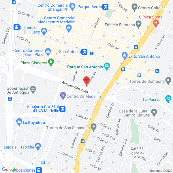 Mapa de Panadería Oropan