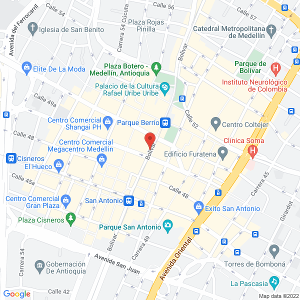 Mapa de Panadería Orquúdea