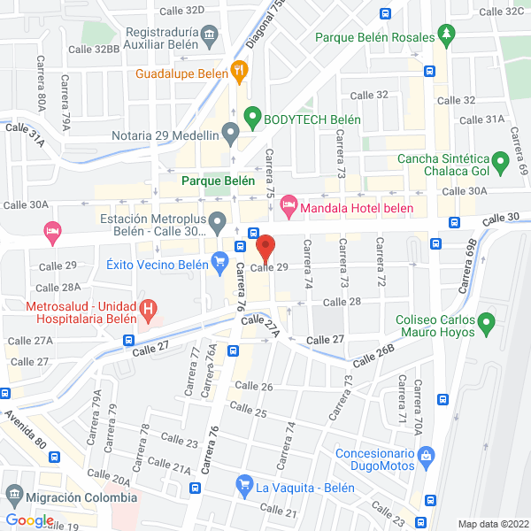 Mapa de Peletería Los Johnson