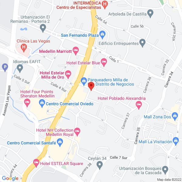 Mapa de Pelta Inversiones S.A.S
