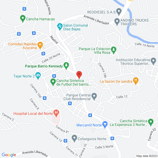 Map of Peluches Wendy