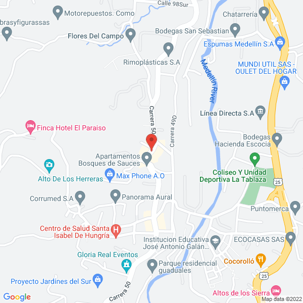 Mapa de Peluquería Chiquis