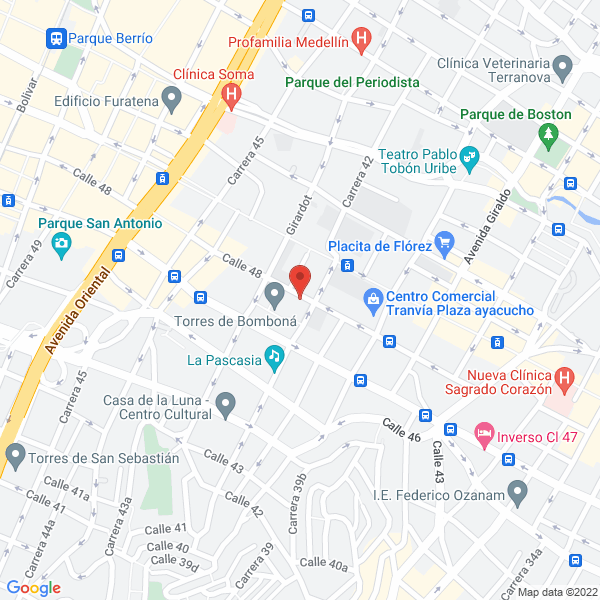Mapa de Peluquería Dianas