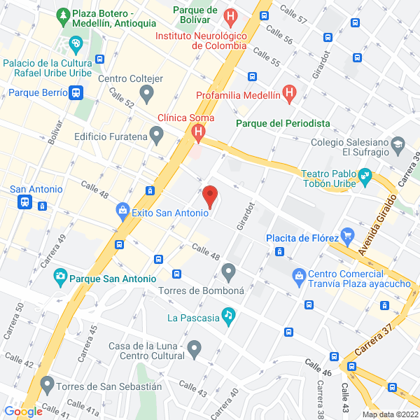 Mapa de Peluquería Ebano