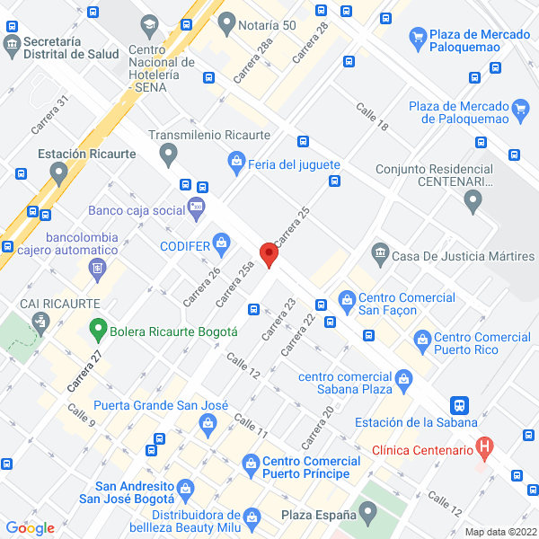 Mapa de Makroasesores Corredores Financieros