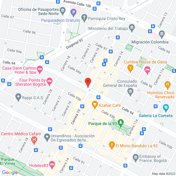 Mapa de Manbar Servicios De Ingeniería S.A.S.