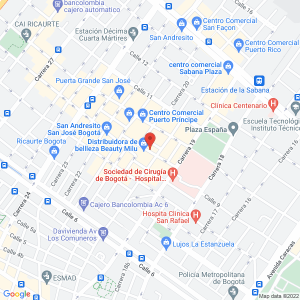 Mapa de París Beauty