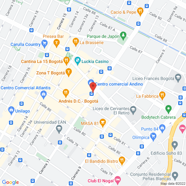 Mapa de Park Lane Collection