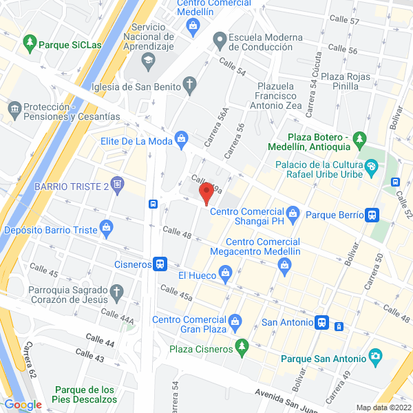 Mapa de Parqueadero Autónoma
