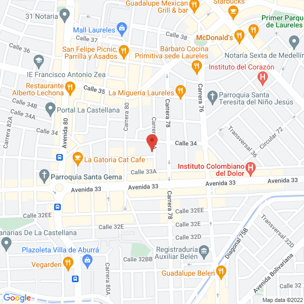 Mapa de Pérez Roberto