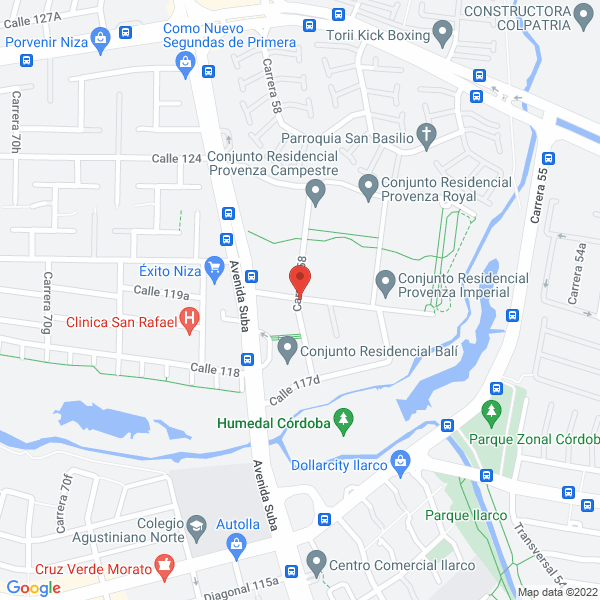 Mapa de Petfooddelivery S.A.S.