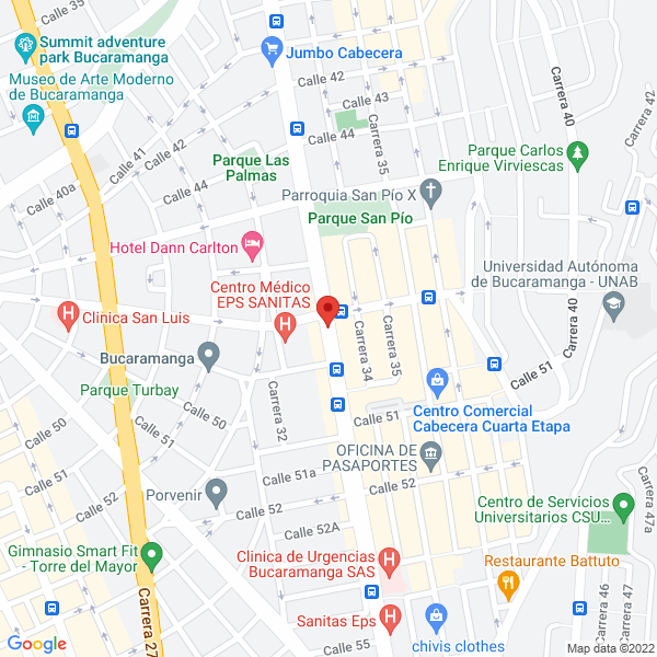 Map of Pinzon Bayona Zonia Mireya