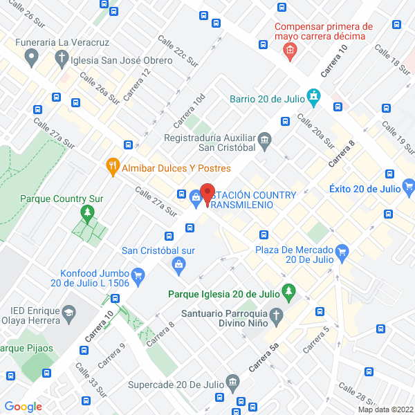 Mapa de Pinzón Loaiza Asociados