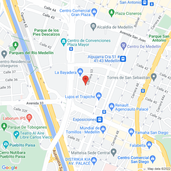Mapa de Moto Alianza
