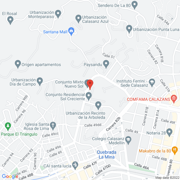 Mapa de Mr Valentinos Pizza