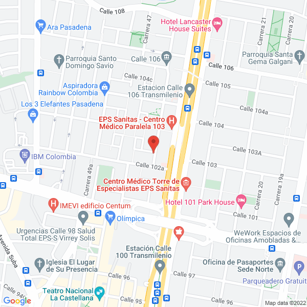 Mapa de Recursos Clínicos Y Odontológicos Ltda