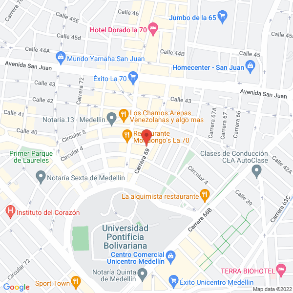 Mapa de Redatel S.A.S.
