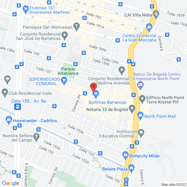Mapa de Redes Barrtell S.A.S.