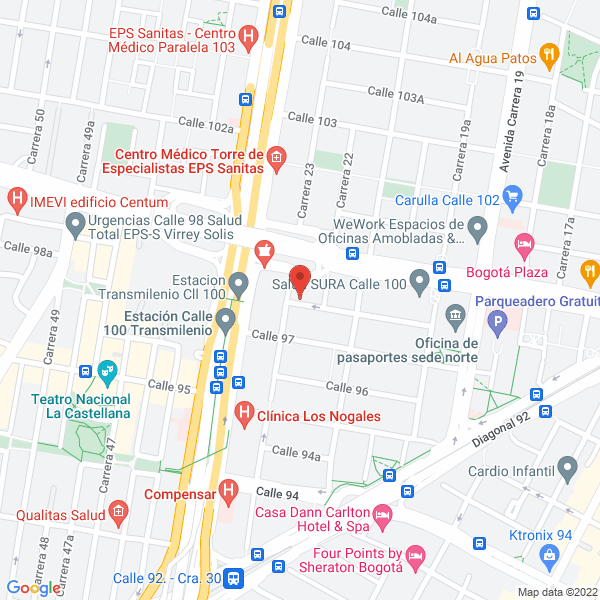 Mapa de Redudonet Ltda