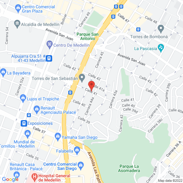 Mapa de Refrigeración La 41
