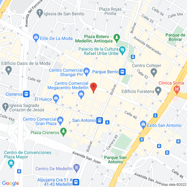 Mapa de Peluquería Carlos Andrés
