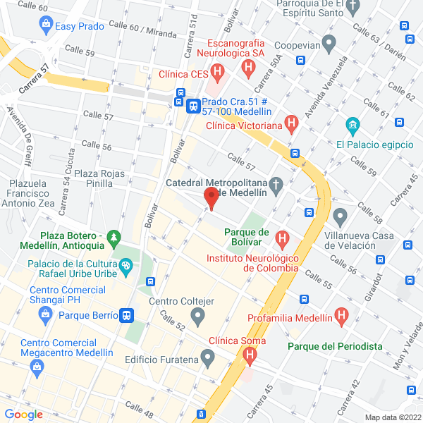 Mapa de Pensiones De Antioquia