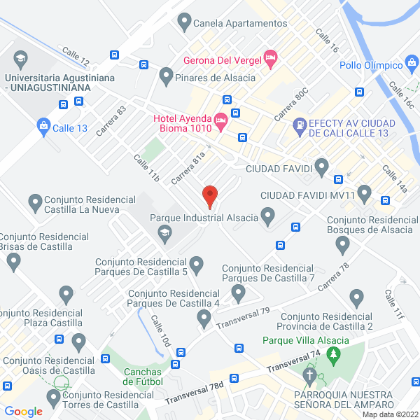 Mapa de People Car Vip S.A.S.