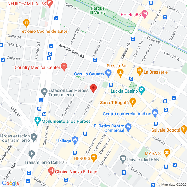 Mapa de Pérez Torres Javier