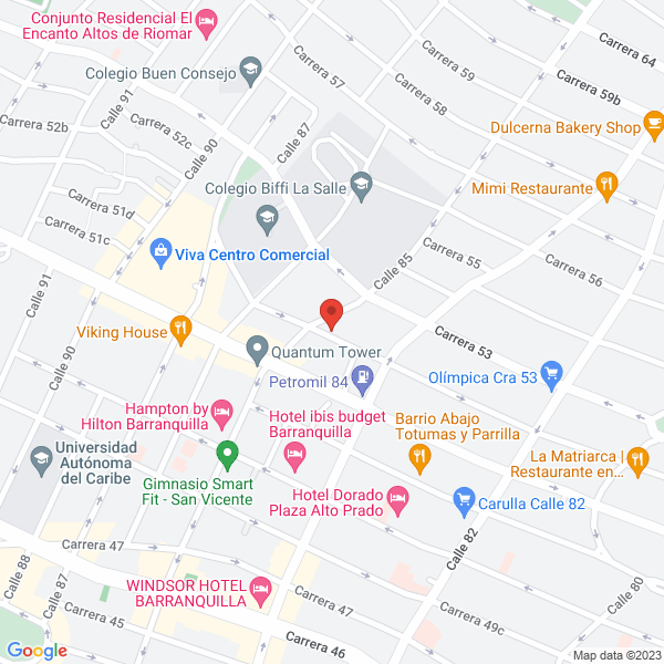 Map of Pernett Durán Camilo