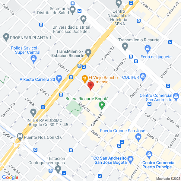 Mapa de Redi Progam Sas