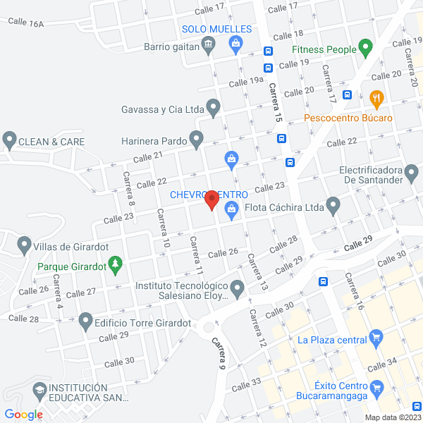 Map of Repuestos Usados Castro