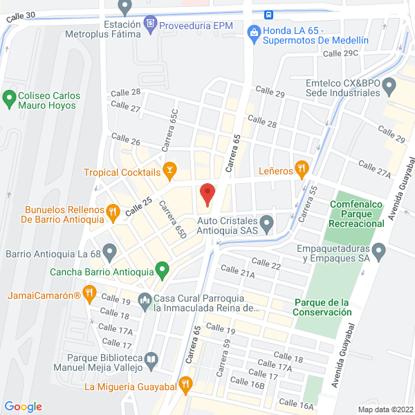 Mapa de Repuestos Y Servicios Ltda