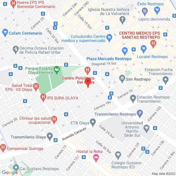 Mapa de Repujados Doble Aa