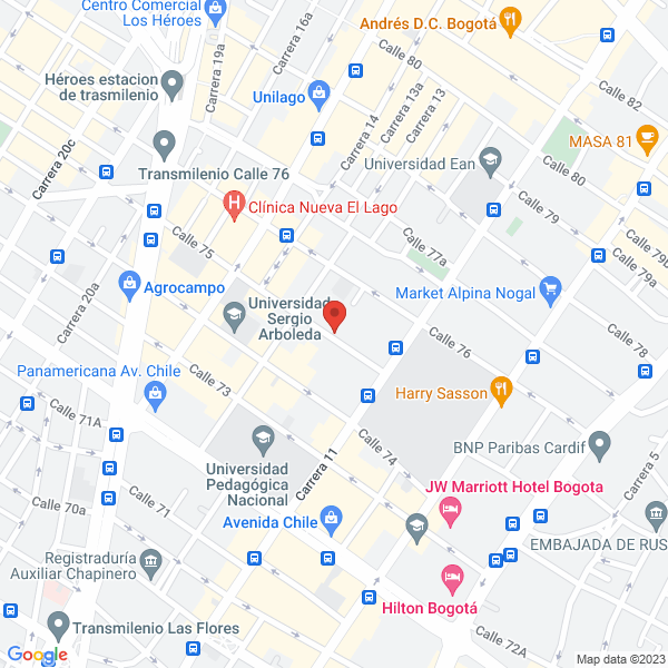 Mapa de Multiflora Comercializadora Internacional S.A.