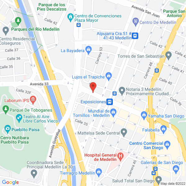 Mapa de Multimotos La 33