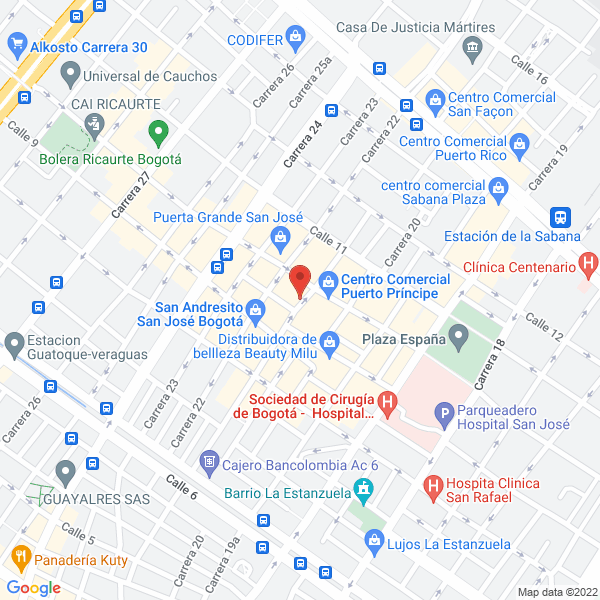 Mapa de Multiproyectos Empresariales S.A.S