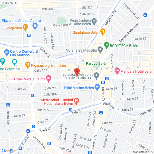 Mapa de Multitubulares Mafaldy