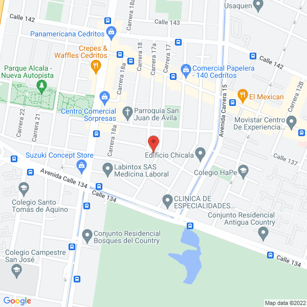 Mapa de Preescolar Bilingue Makalu