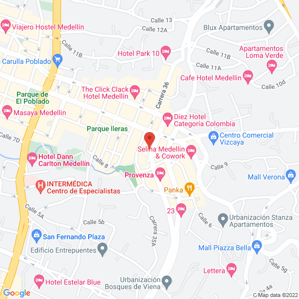 Mapa de Prismacol Ltda