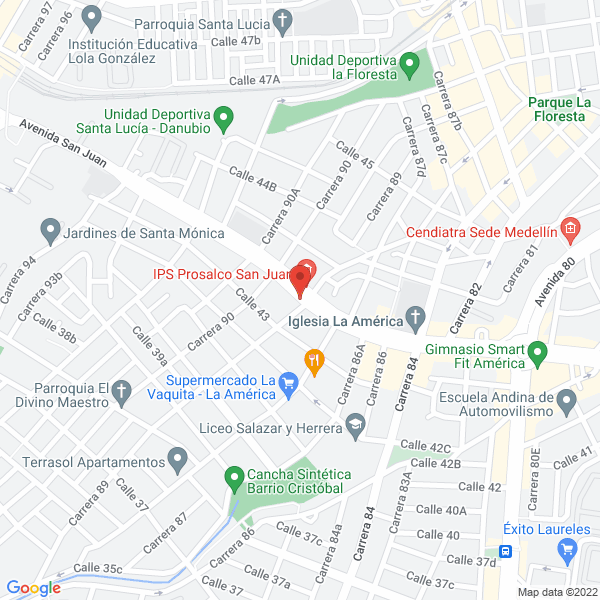 Mapa de Pollos Al Carbón El Paisa